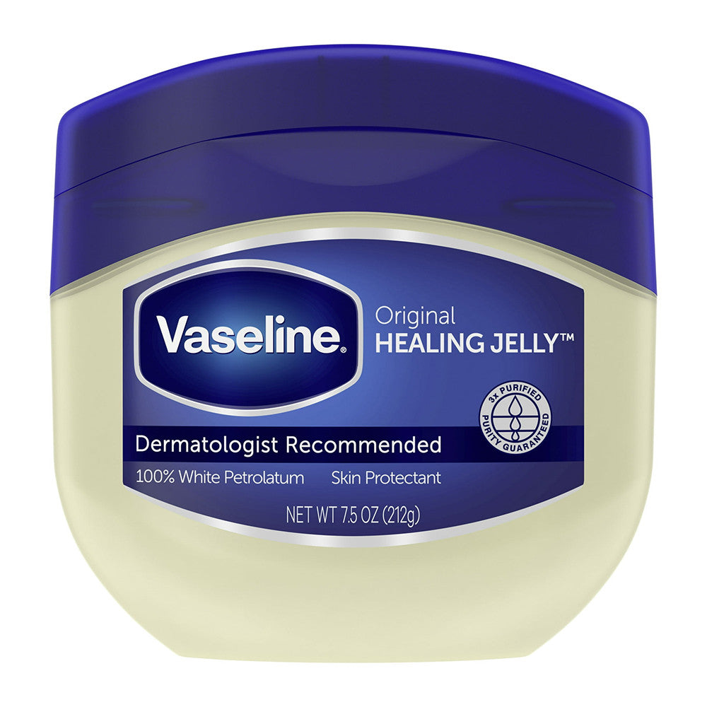 Vaseline 100% Pure Petroleum Jelly Jar, Original - 7.5 Oz